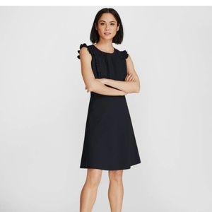 Brooks Brothers Ruffled Ponte Dress